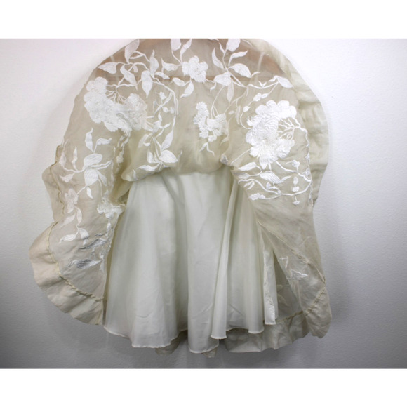 P.A.R.O.S.H P A R O S H Full Circle SKIRT Size S Embroidered Ivory - Picture 12 of 12